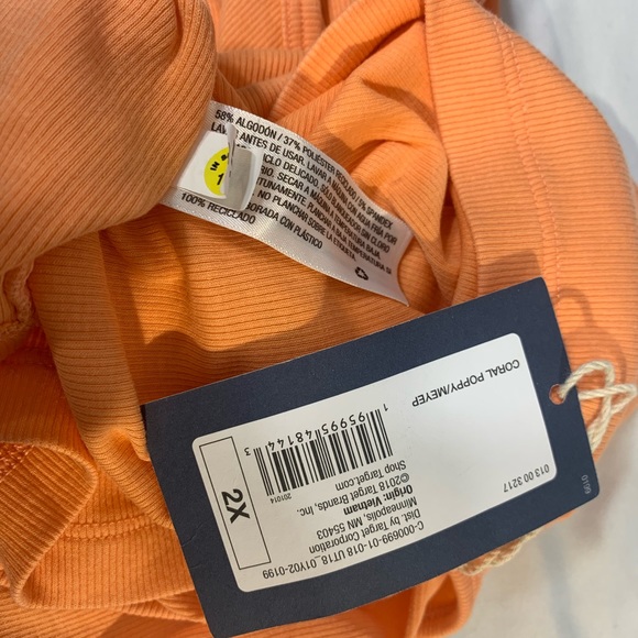 Orange Universal Threads Tank Top, NWT size 2X - Picture 7 of 7